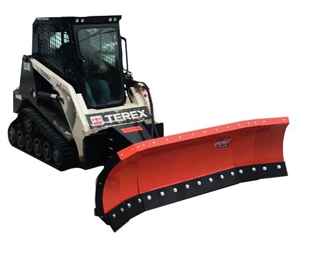 small skid steer snow plow|plow wheels instead of skids.